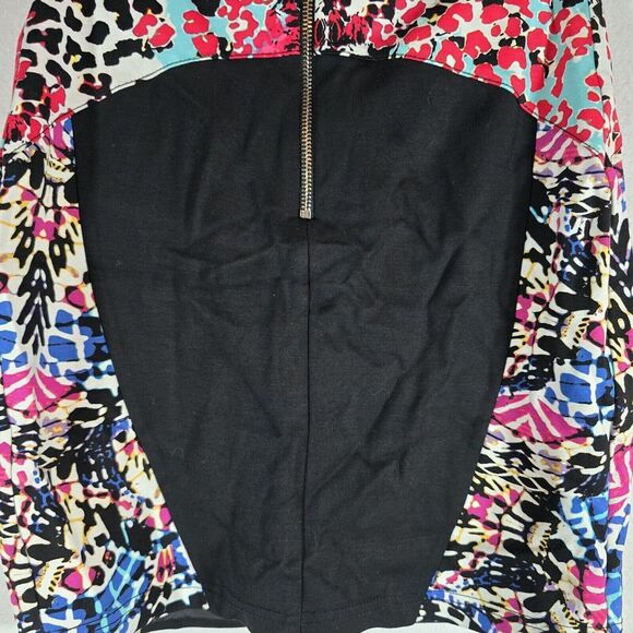 Bebe Mini Skirt Small P Pleated Black Satin Polyester Kimberlee Skirt - Picture 2 of 8